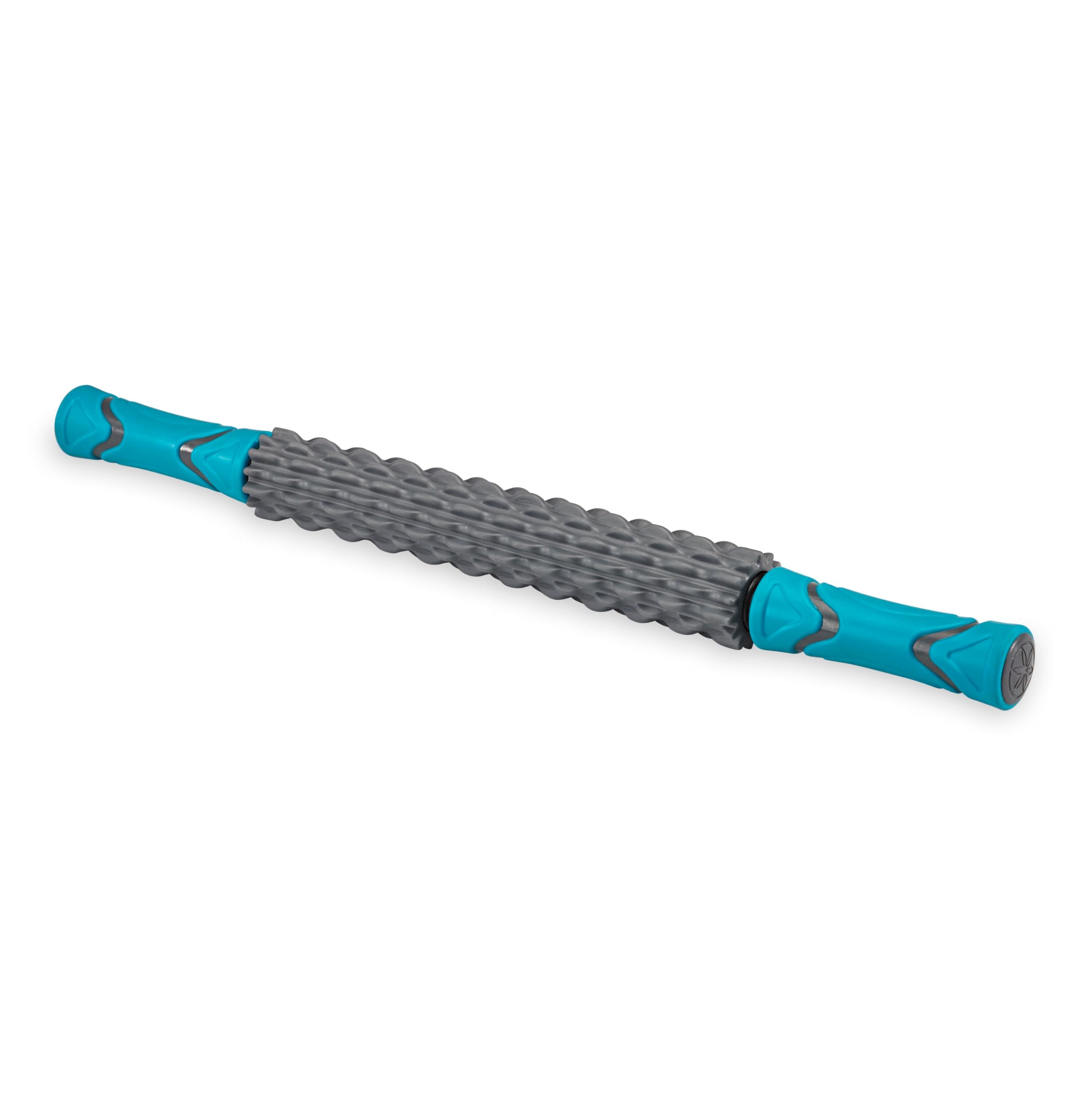 Gaiam Restore front view showing textured roller and handles for deep-tissue relief