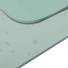 Gaiam reverse surface detail showing smooth side for stable Pilates benefit