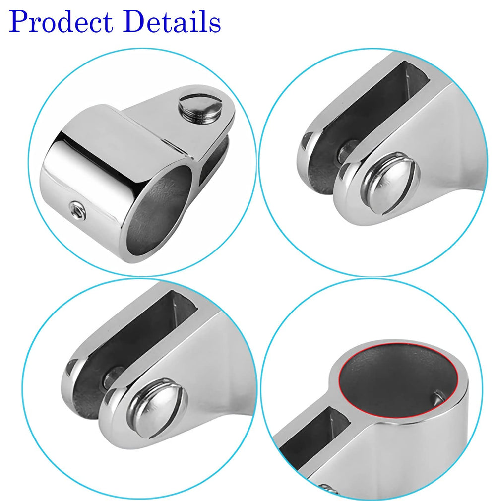 GaiRen eye end next to 7/8 inch tubing for clear size comparison and fit verification