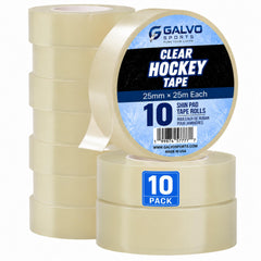 GALVO Sports front packaging showing ten clear tape rolls and bulk value benefit