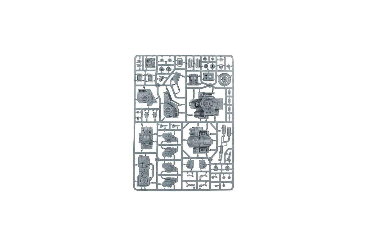 Games Workshop KV128 Stormsurge scale next to ruler demonstrating model footprint for tabletop impact