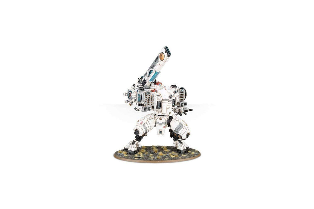 Games Workshop KV128 Stormsurge side box art highlighting brand and model appeal for gamers
