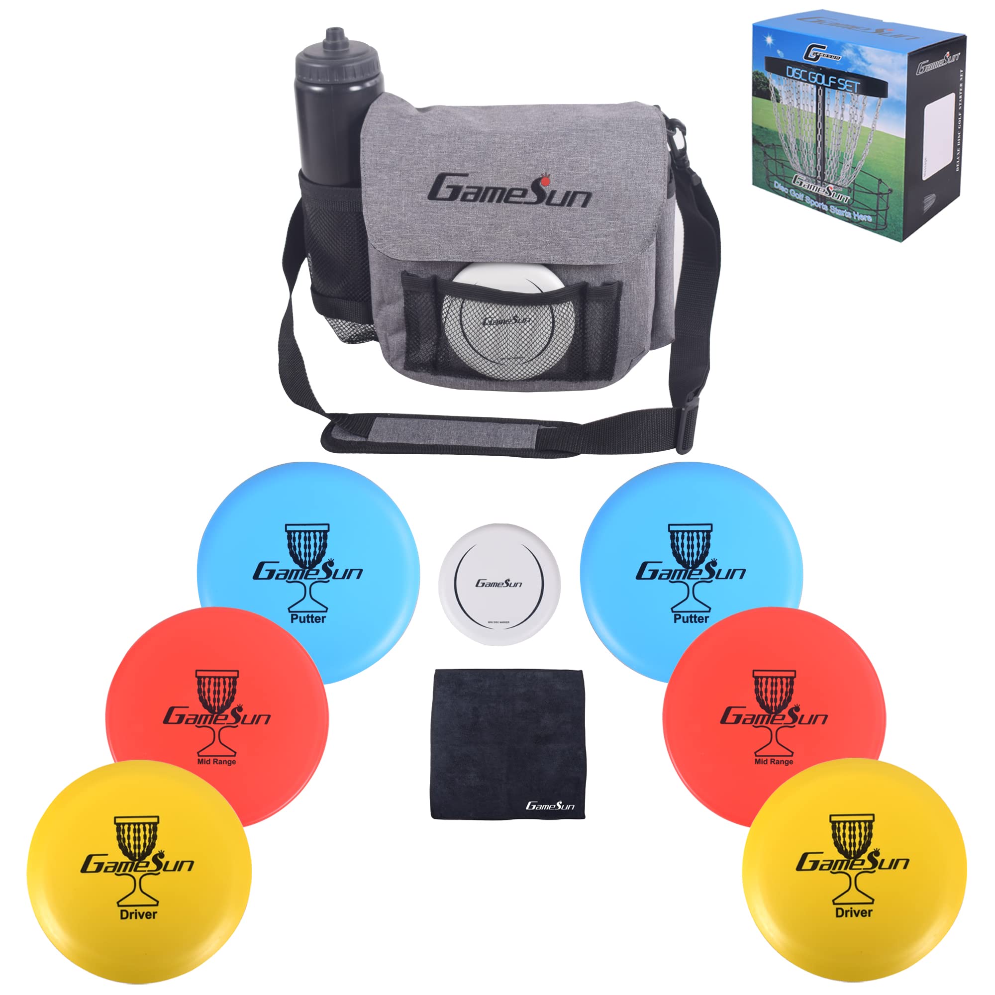 GAMESUN front view of boxed starter set showing neat gift packaging and contents