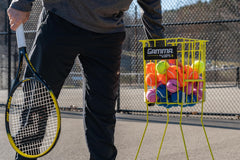 GAMMA ball bouncing on court displaying consistent high-bounce performance