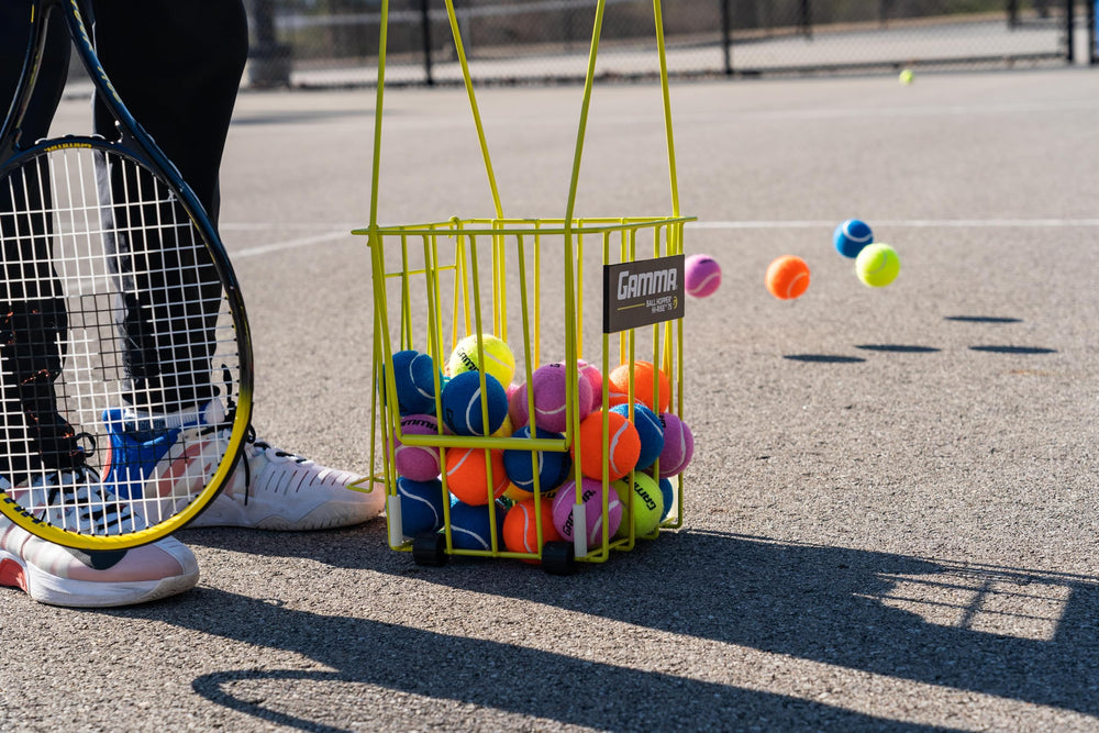 GAMMA ball used for dog fetch demonstrating durability for play