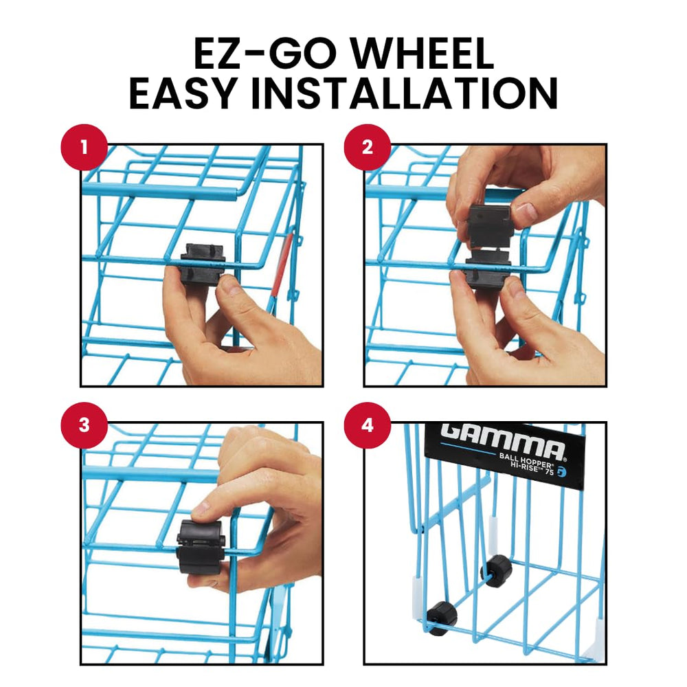 GAMMA label and capacity tag highlighting durable construction and convenience