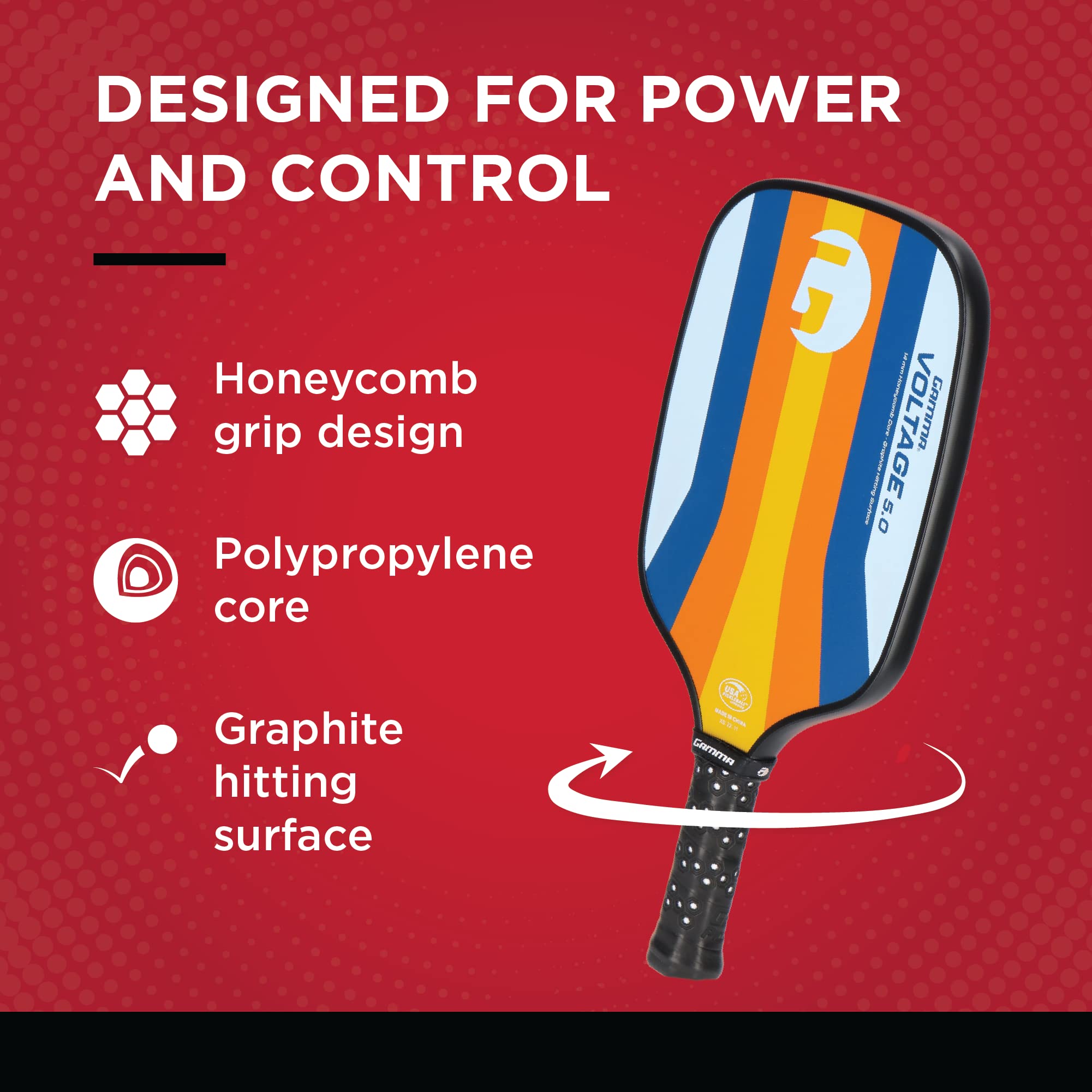 GAMMA packaging and product label showing specs and build quality for buyers