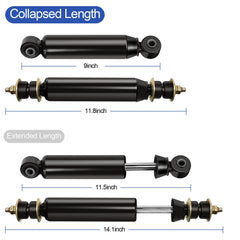 Gaoerfu-CP front shock close-up of piston and seal for durable performance