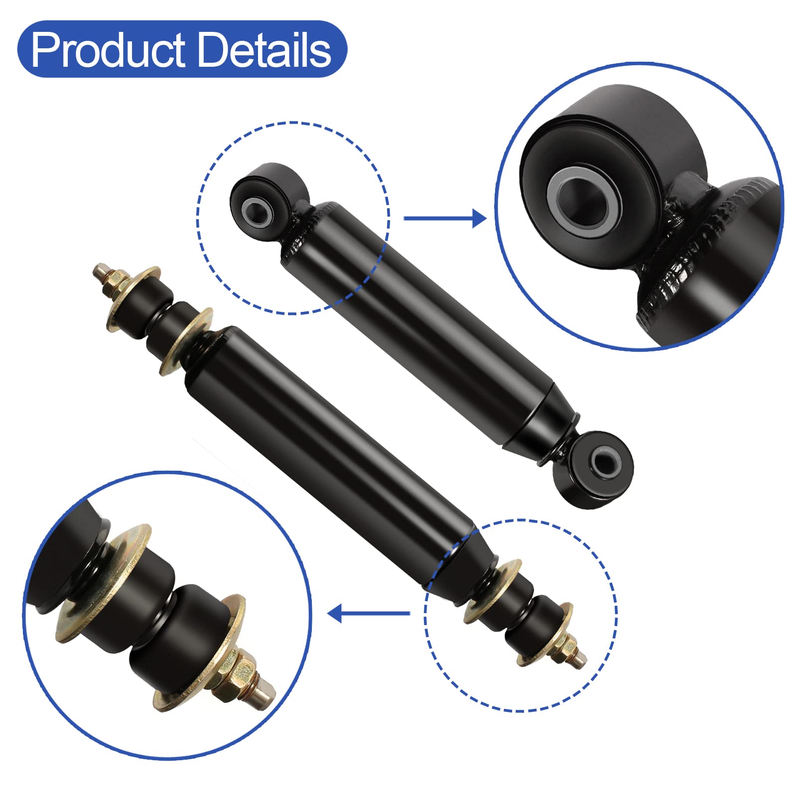 Gaoerfu-CP rear shock mount detail showing robust hardware for secure fit