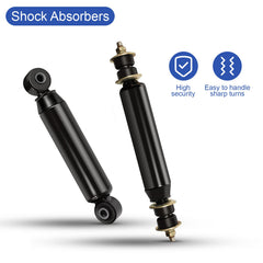 Gaoerfu-CP shocks installed on Club Car front to restore ride control