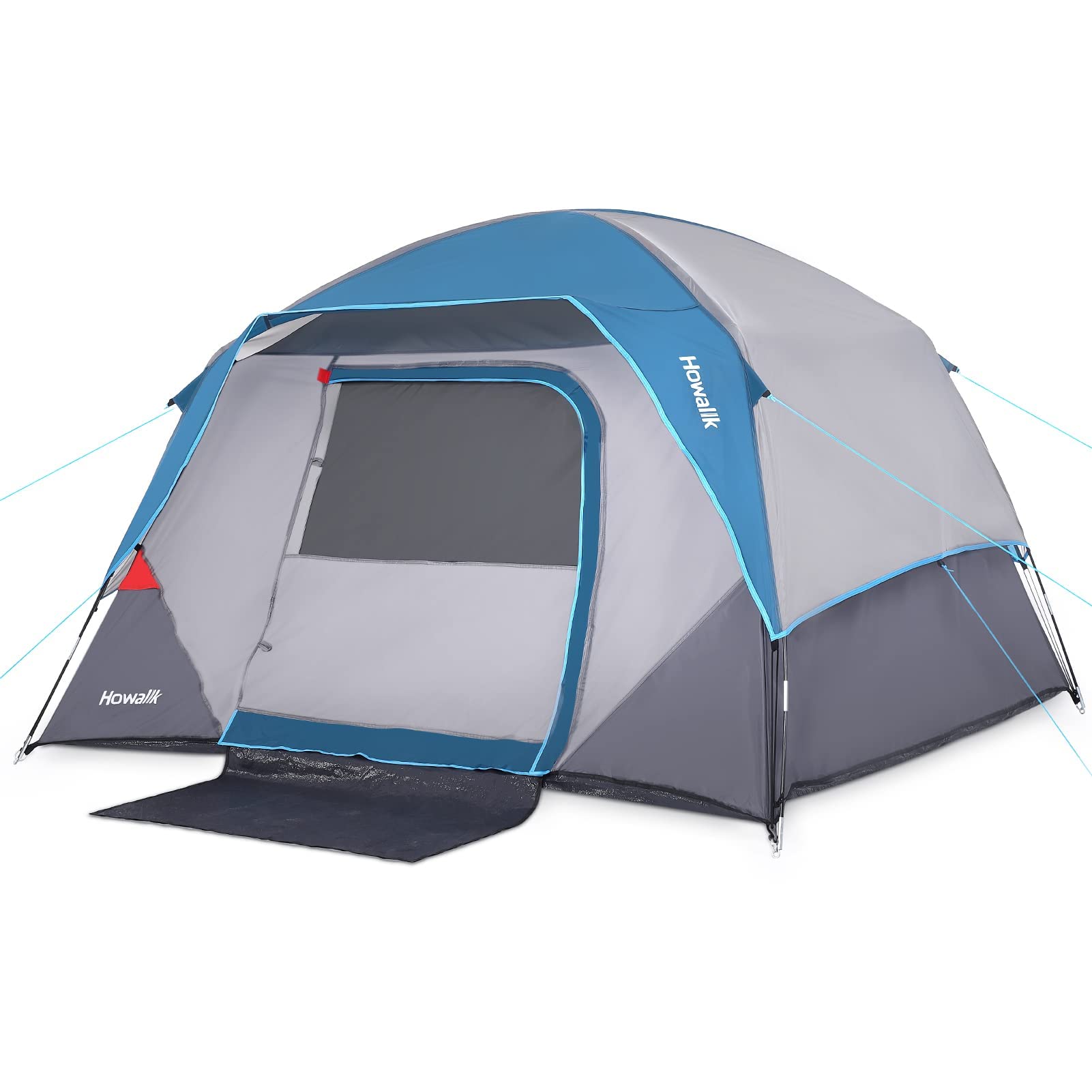GAOMON tent front view showing roomy entrance and quick setup benefit