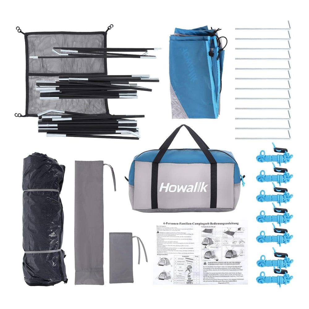 GAOMON tent rainfly and venting displaying weather defense and ventilation