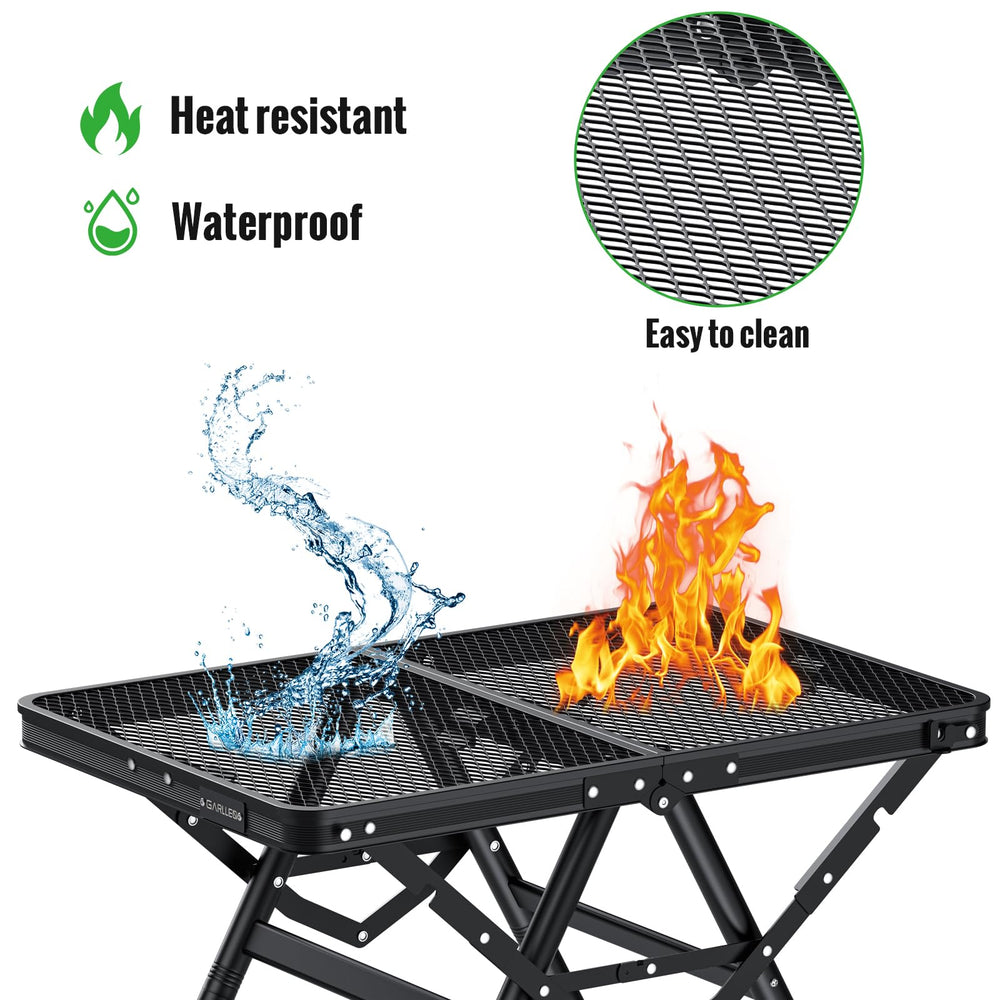 GARLLEN aluminum-alloy tabletop texture repels grease and cleans easily