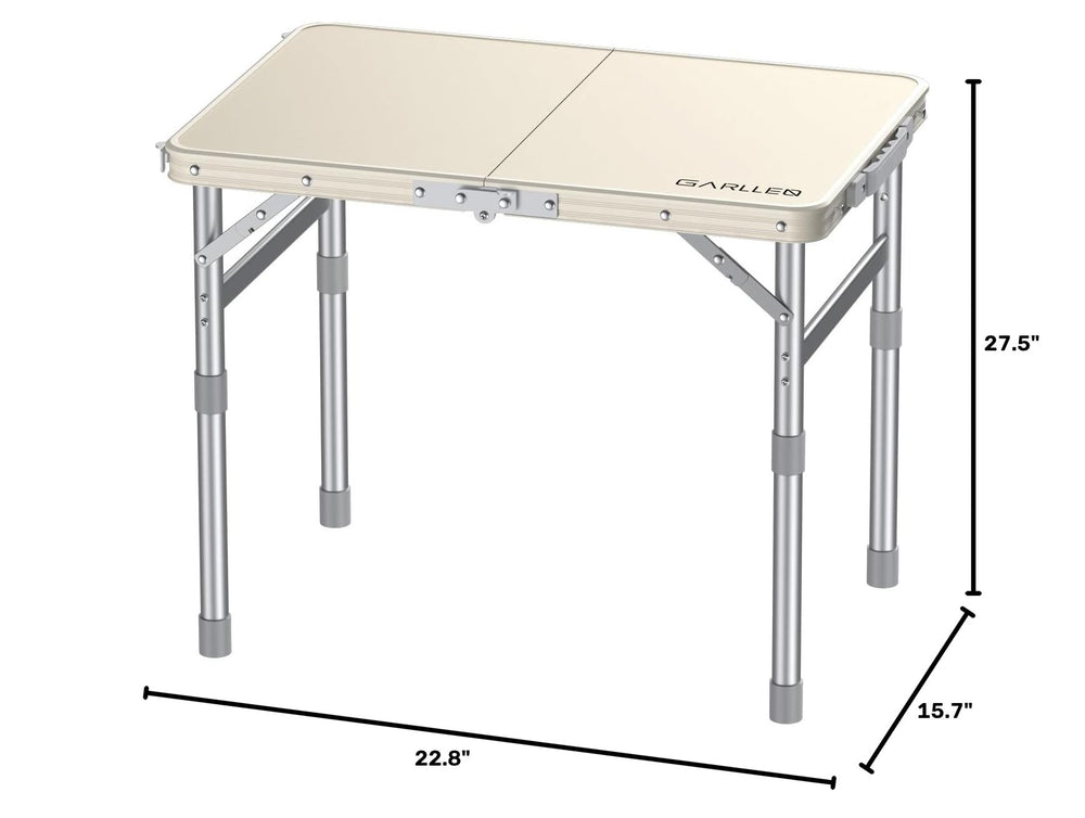 GARLLEN close-up of waterproof tabletop showing smooth wipe-clean surface benefit