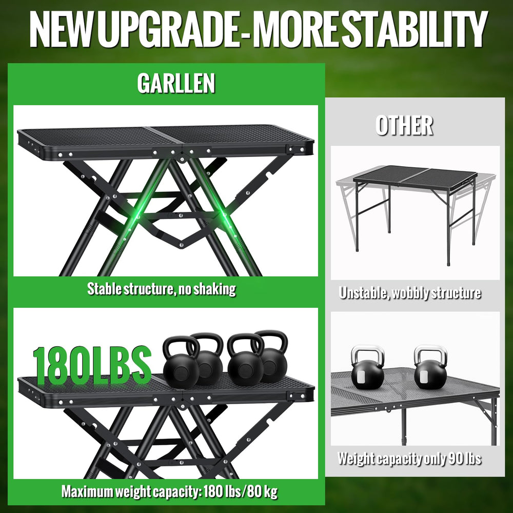 GARLLEN X-shaped triangular support structure delivering wobble-free strength