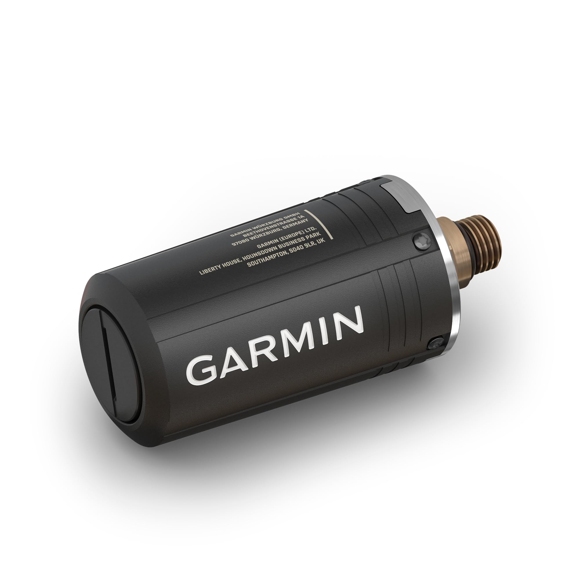 Garmin Descent T2 close-up of textured housing demonstrating durable corrosion-resistant build
