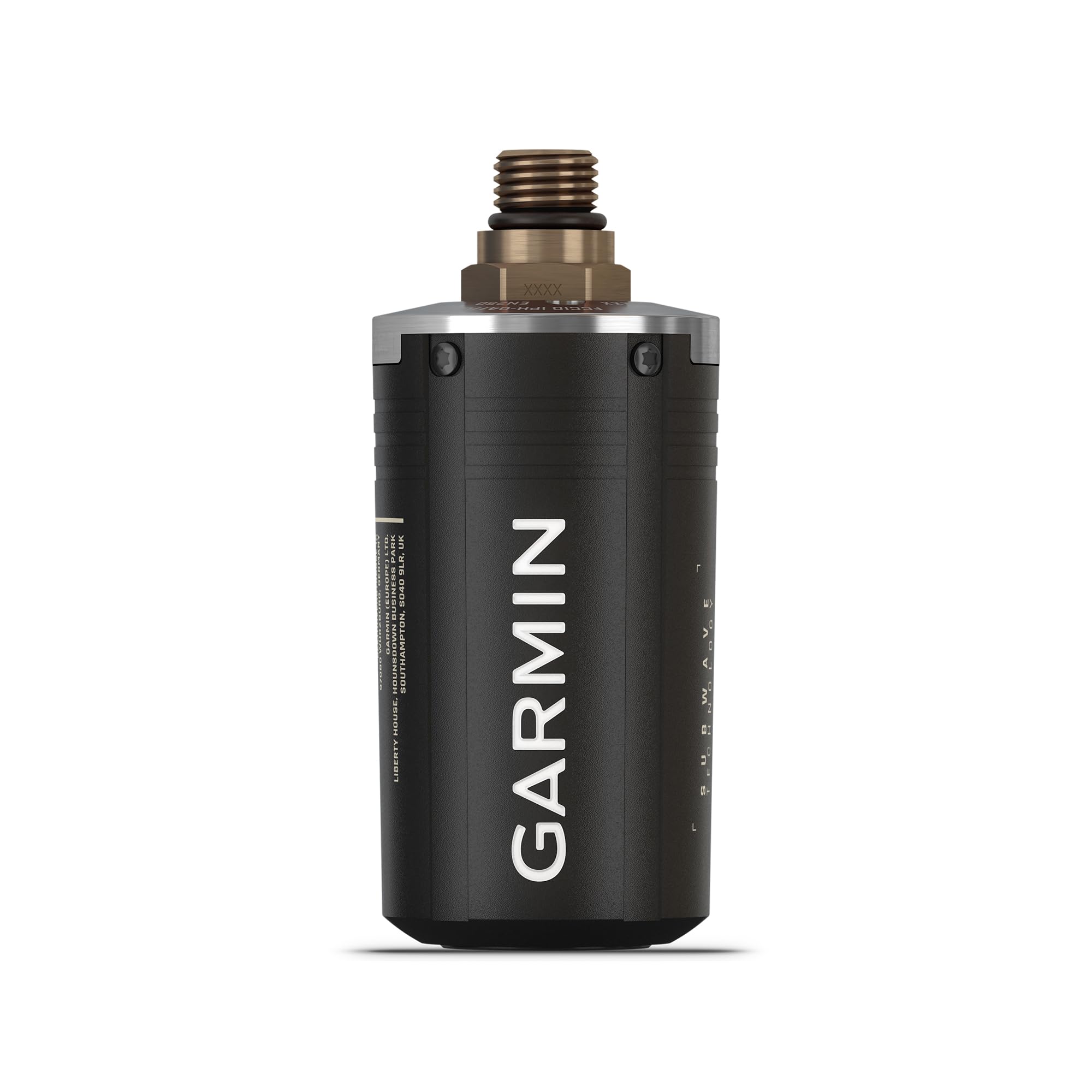 Garmin Descent T2 front mount view showing compact profile and easy attachment benefit