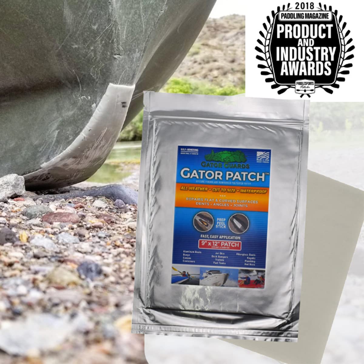 Gator Guards close-up fiberglass texture showing reinforcement strength
