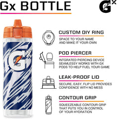 Gatorade Gx side profile highlighting contoured silhouette for comfortable handling