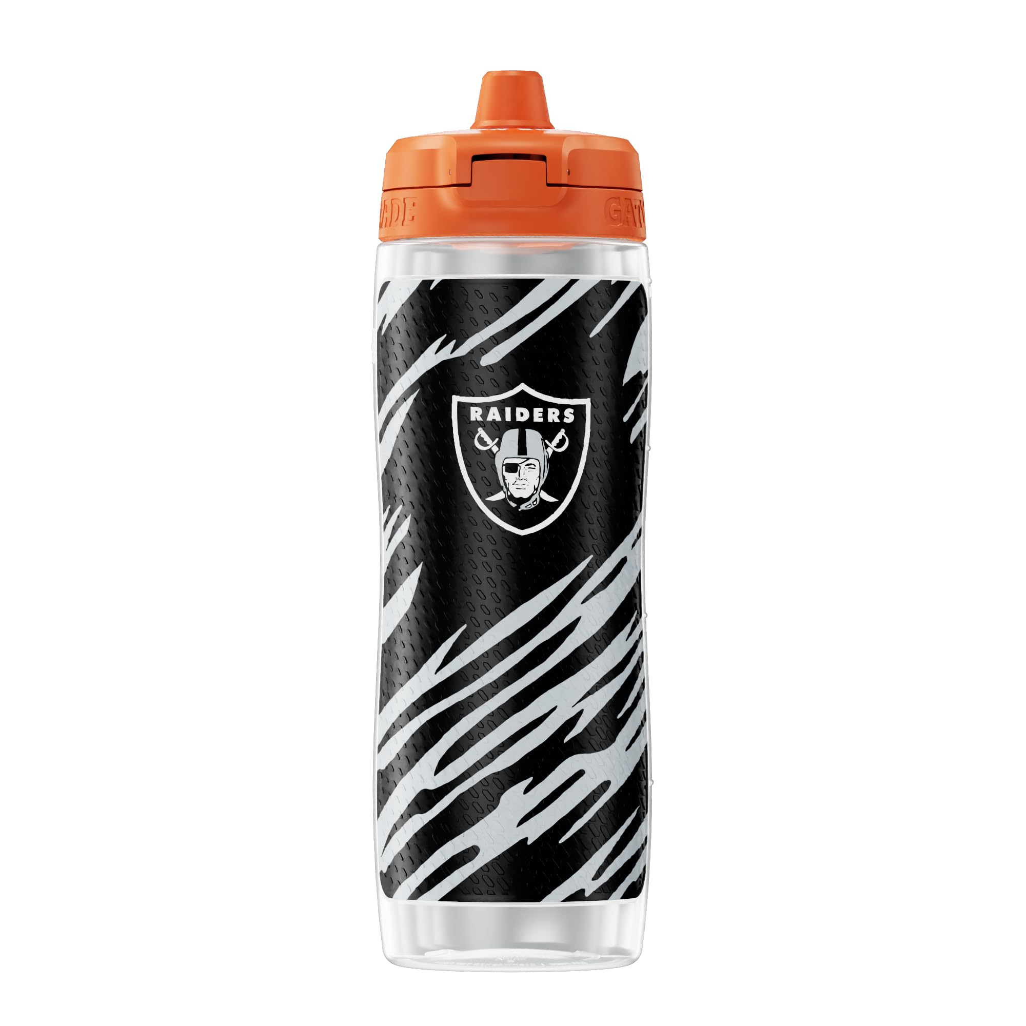 Gatorade Gx textured Gator-Skin exterior providing secure grip during activity