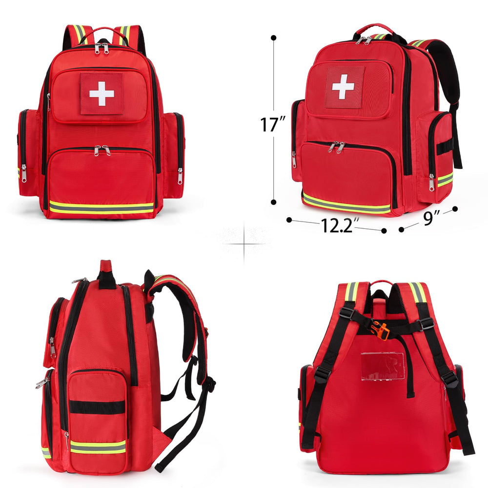 Gatycallaty beside everyday backpack showing size and storage capacity