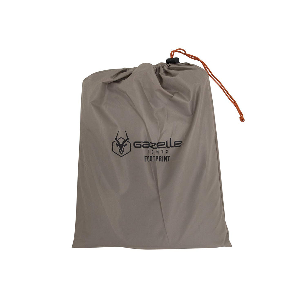 Gazelle Tents close-up of 300D fabric texture and waterproof finish benefit