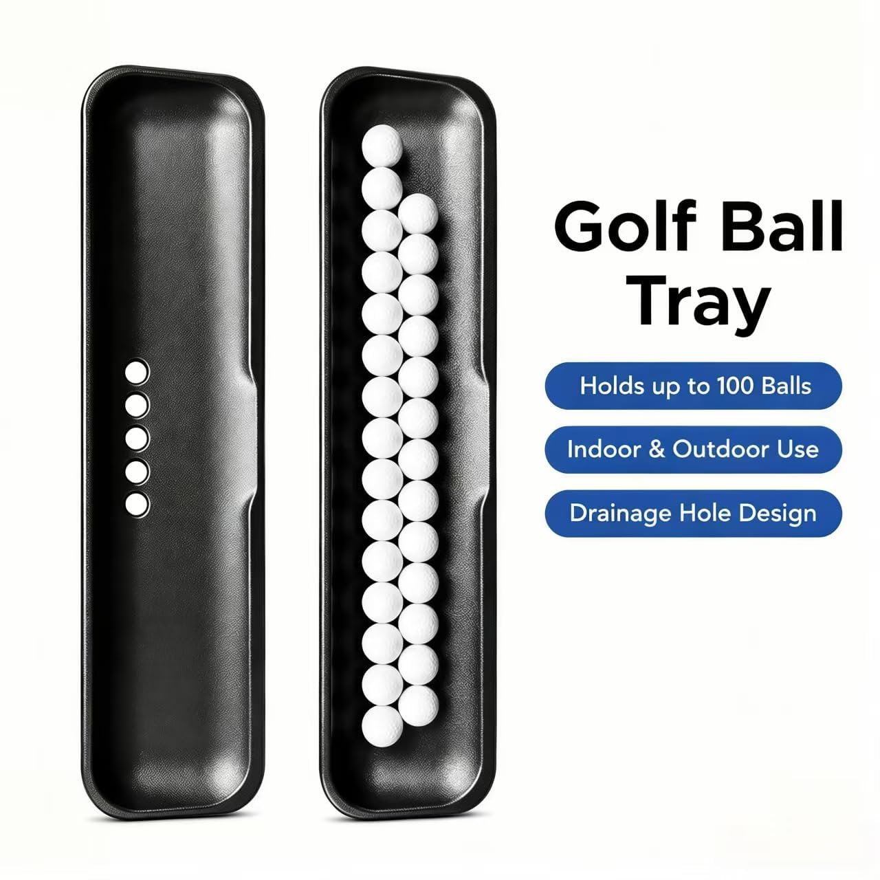 GCDZFYG side profile highlighting low front lip for easy ball retrieval