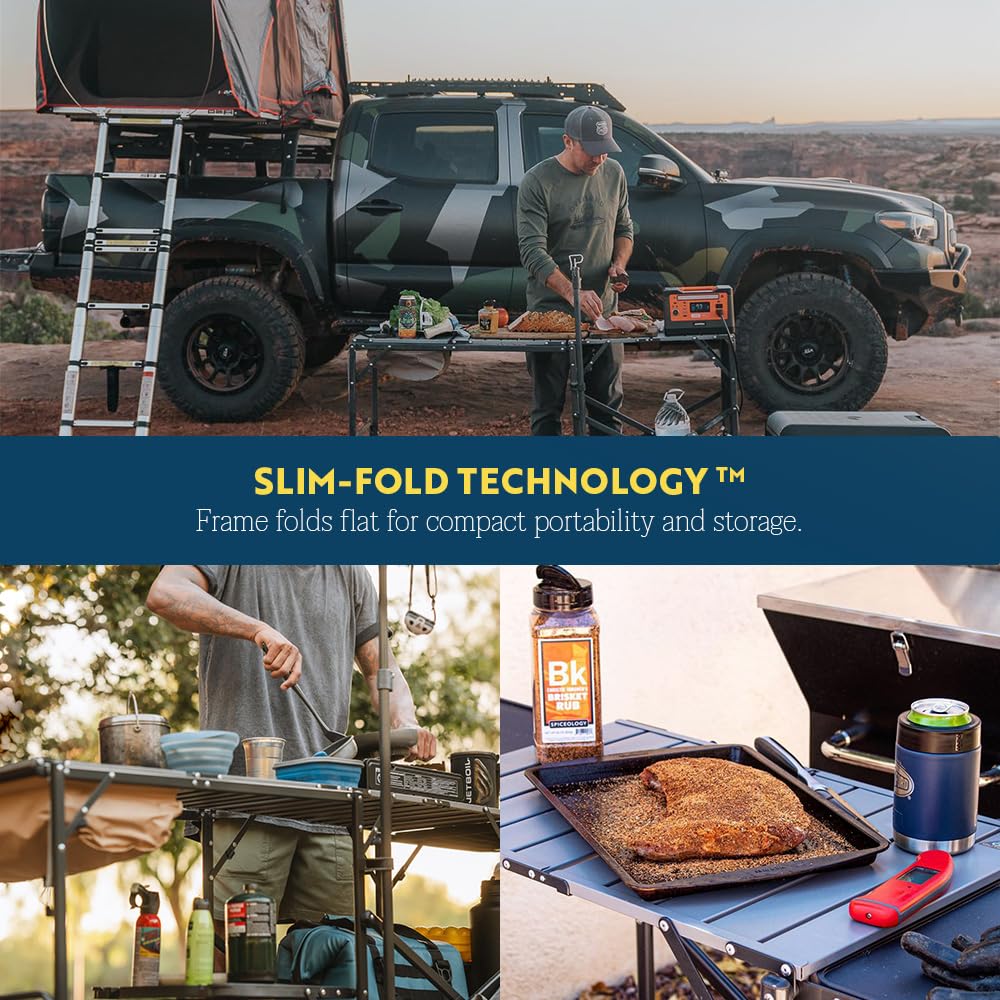 GCI Outdoor lower storage rack holding gear and dry goods for organized storage benefit