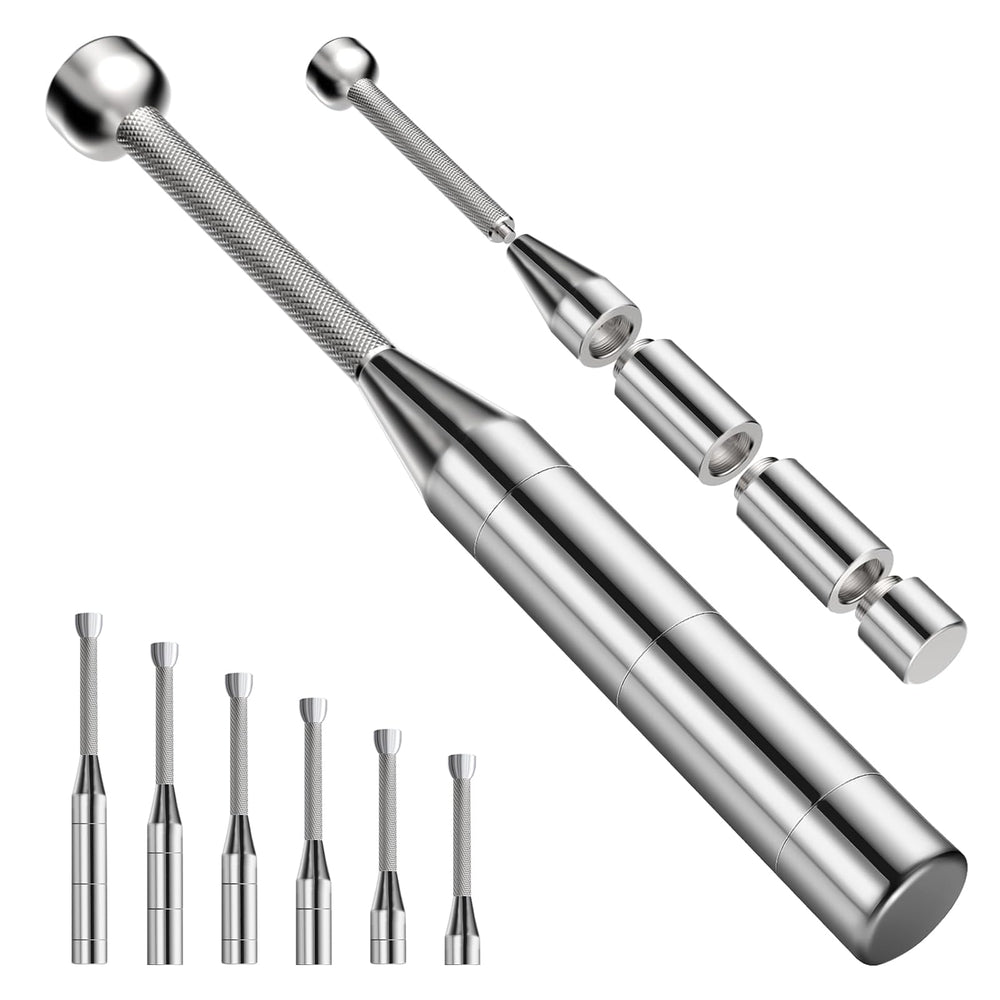 Gdsinstna front view of assembled steel club showing balance and build quality