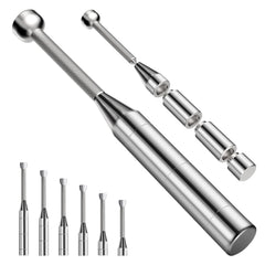 Gdsinstna front view of assembled steel club showing balance and build quality