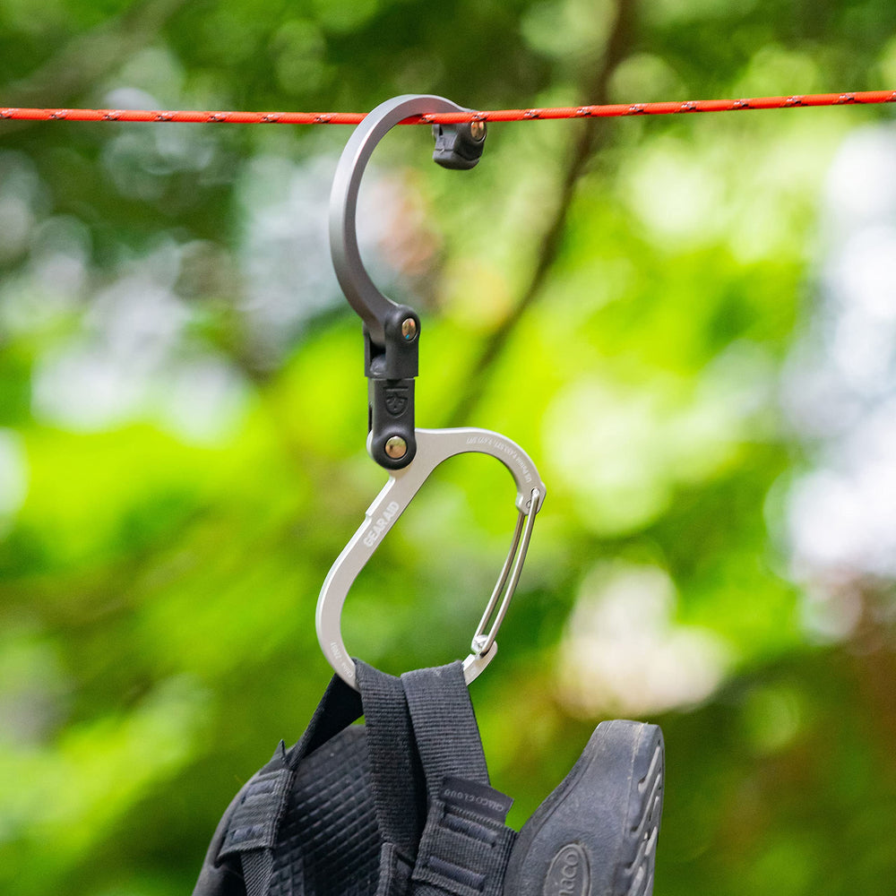 GEAR AID HEROCLIP bundling and holding extension cords for garage order