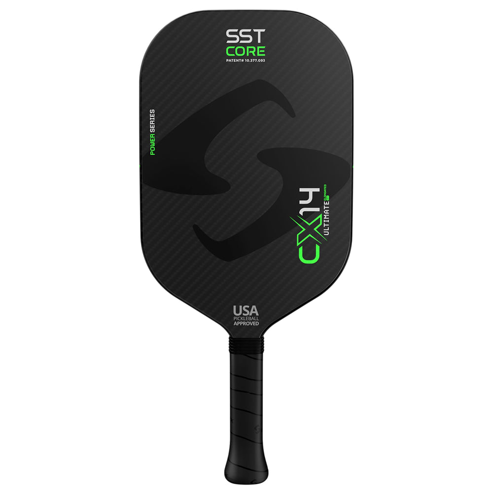 Gearbox CX14E front face showing 3K carbon and branding for powerful shots