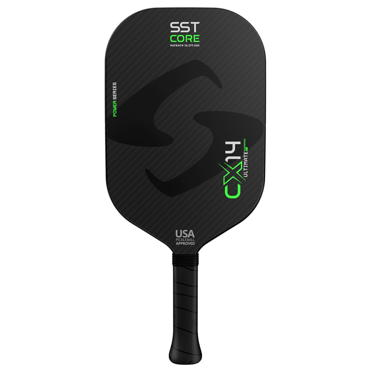 Gearbox CX14E front face showing 3K carbon and branding for powerful shots