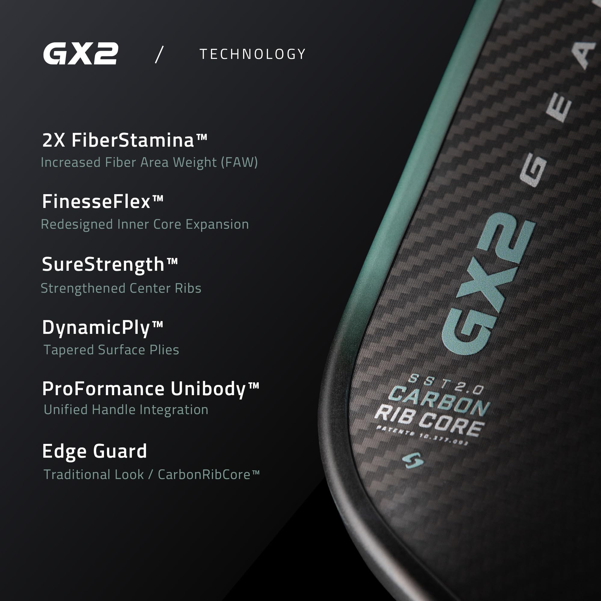 Gearbox GX2 Integra XL edge profile highlighting durable molded carbon rim