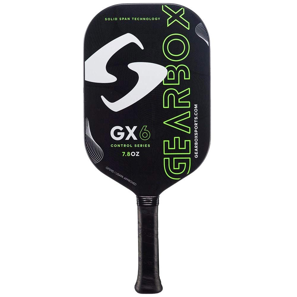 Gearbox GX6 front view showing green face and clean edge for precise control