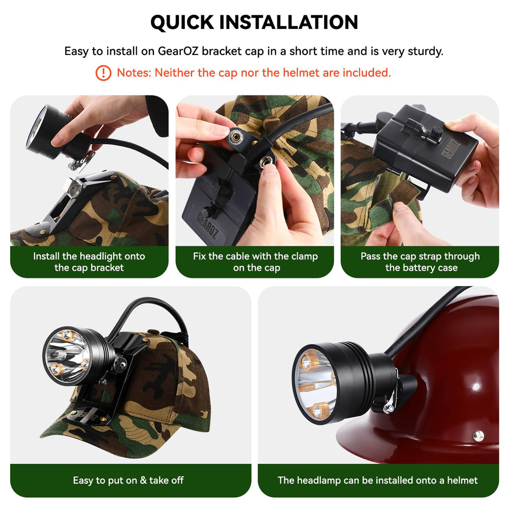 GearOZ side profile displaying adjustable tilt for precise aiming benefit