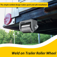 GearTrust mounted on trailer rear illustrating prevention of scrapes and dents