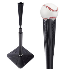 GEAVOUED front view of entire batting tee showing stability and setup benefit