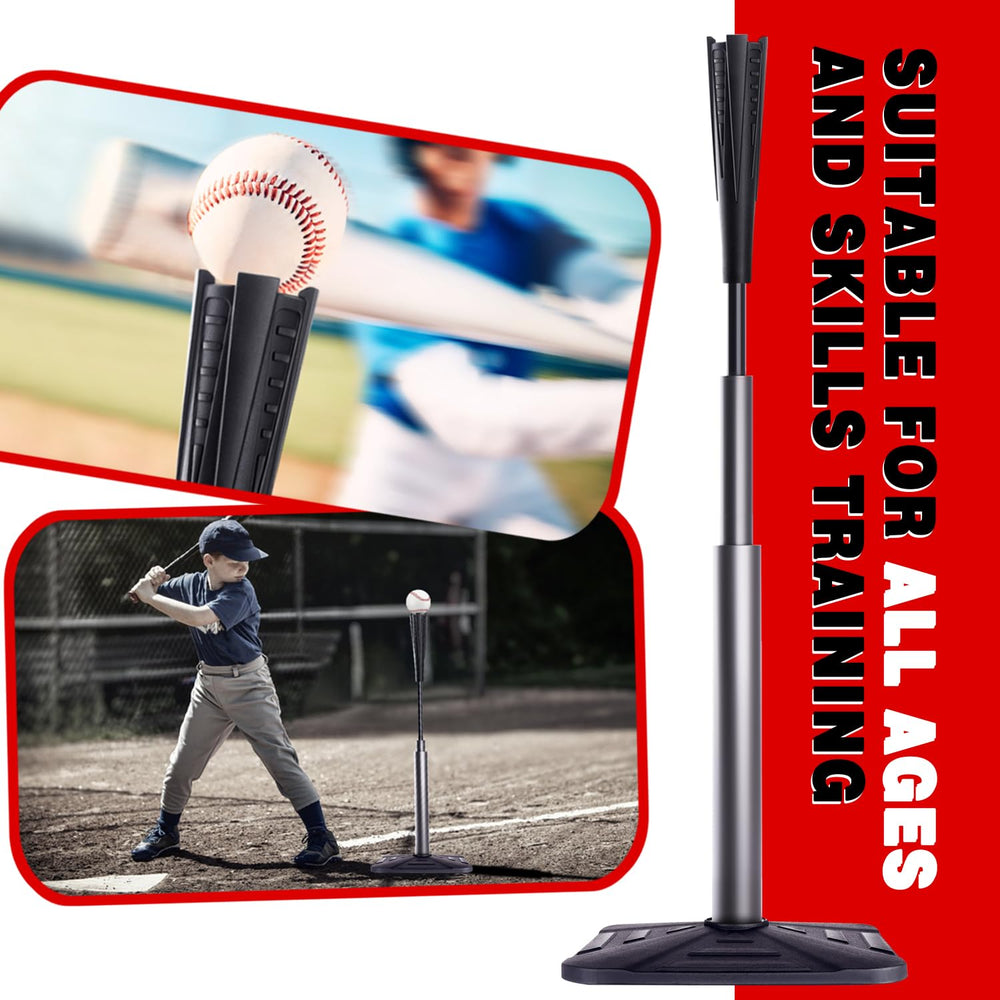 GEAVOUED tee in use with batter practicing showing reliable training benefit