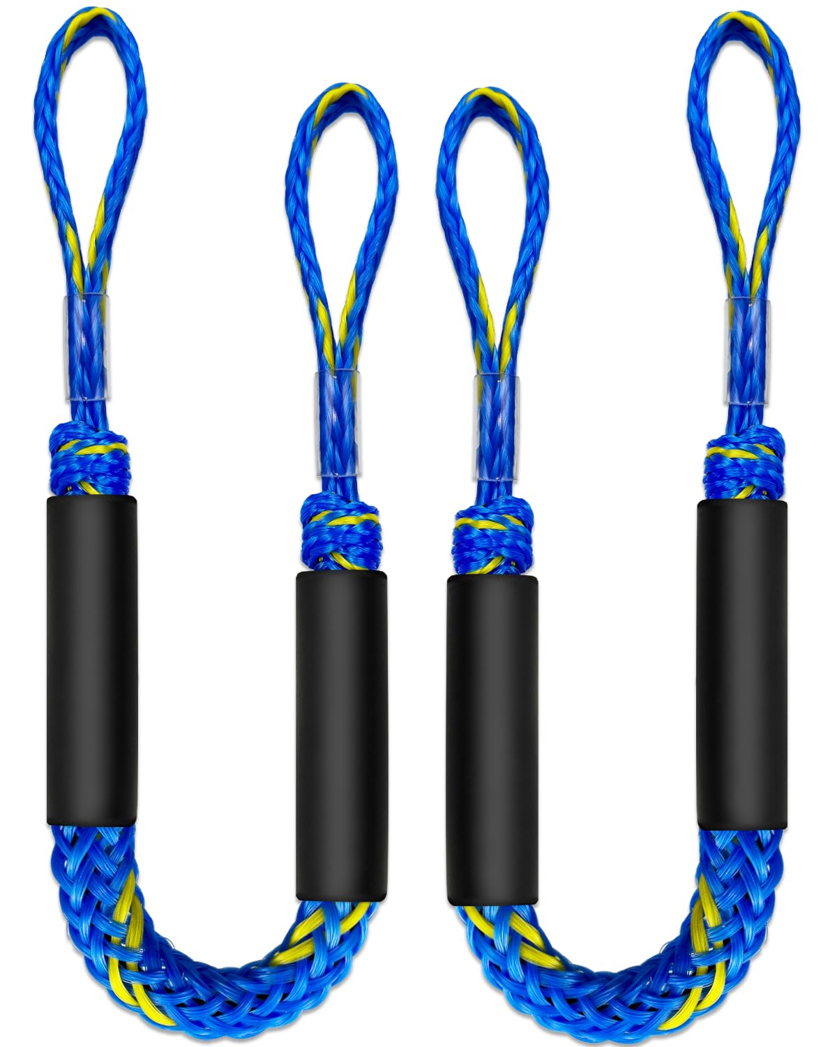 Geelu front view of two dock lines showing colors and ready-to-use benefit