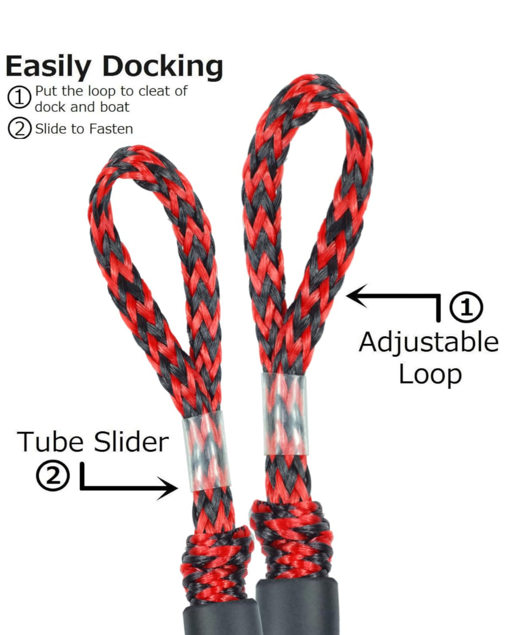 Geelu reinforced loop and adjustable slider detail showing secure cleat attachment benefit