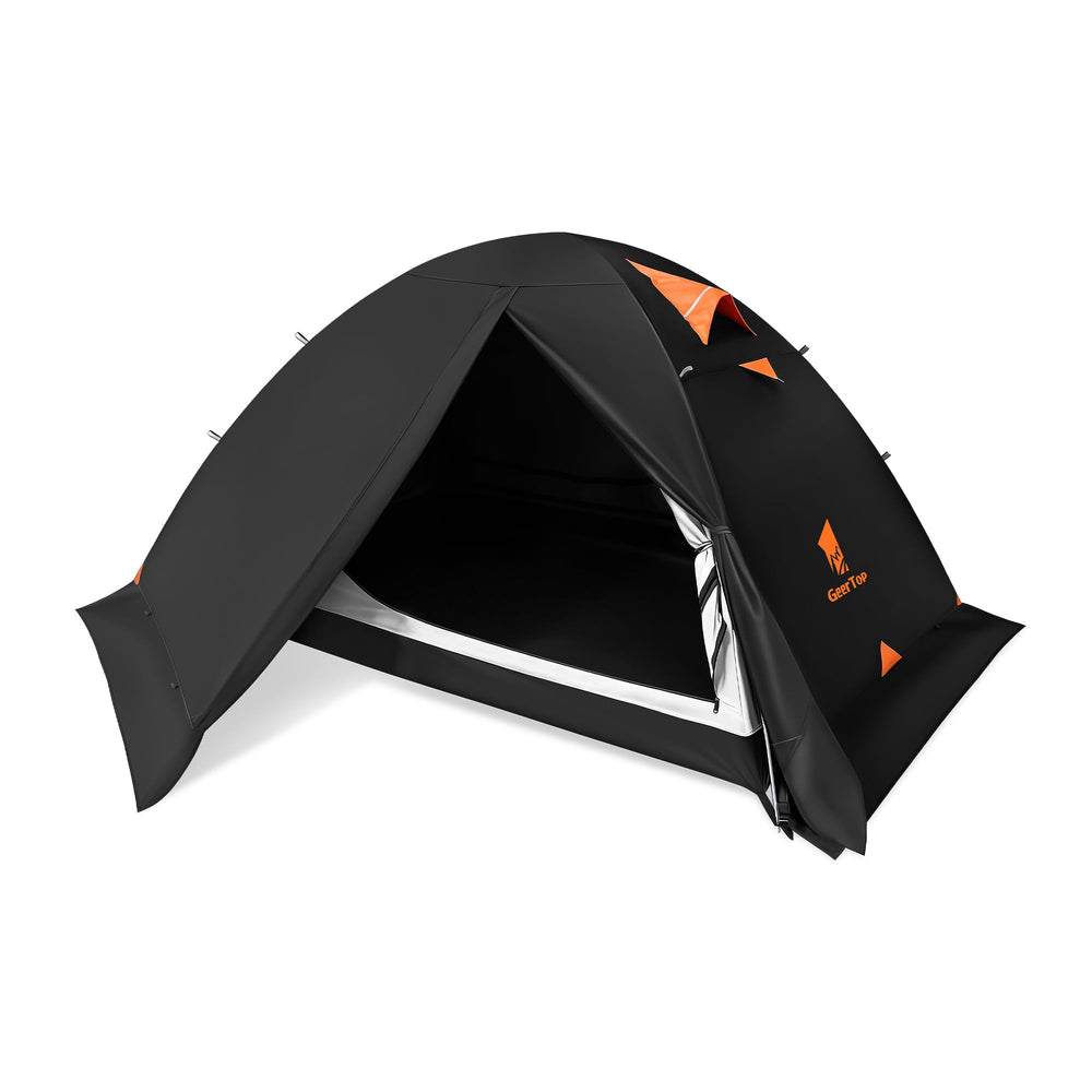 GEERTOP front exterior showing tent shape and weatherproof protection
