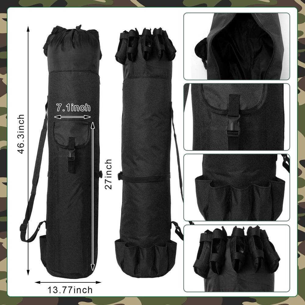 Geetery shot of external storage pocket holding tackle and small gear