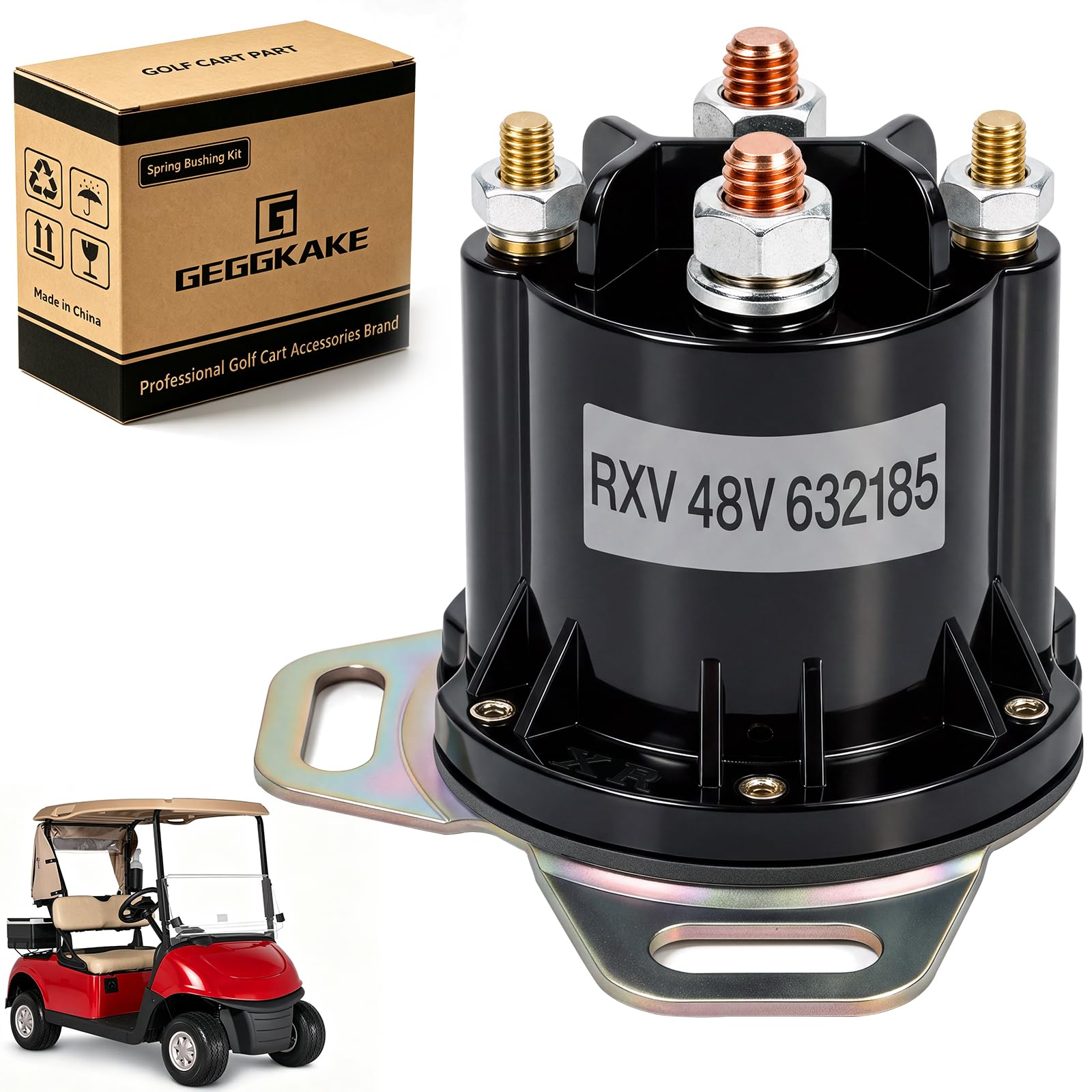 Geggkake front view solenoid showing compact OEM-style fit and easy installation