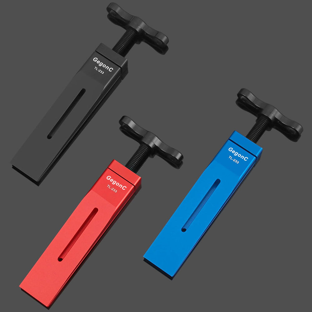 GegonC in workshop on bicycle stand, speeds professional brake servicing