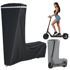 GEHENG front view of cover on scooter showing full protection and neat fit