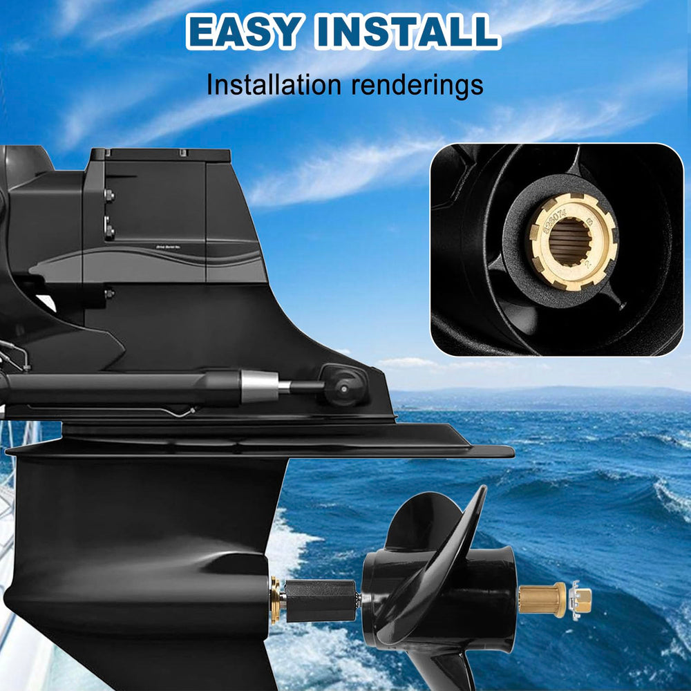 GELAIDI tab washer and propeller nut view for secure fastening benefit