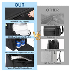 Gemgoal shoe compartment open holding size 13 shoes to prevent deformation