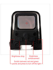 Generic 553 battery compartment with CR123A installed demonstrating space-saving design