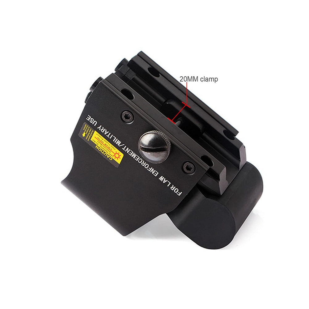 Generic 553 reticle view showing selectable red and green dot for visibility in varied light